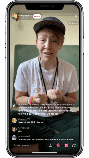tiktok live